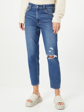 Abercrombie & Fitch Regular Jeans in Blauw: voorkant