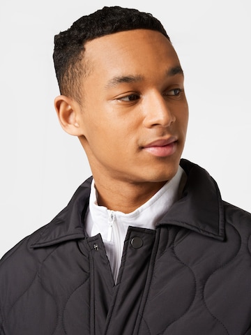 Urban Classics Between-Season Jacket in Black