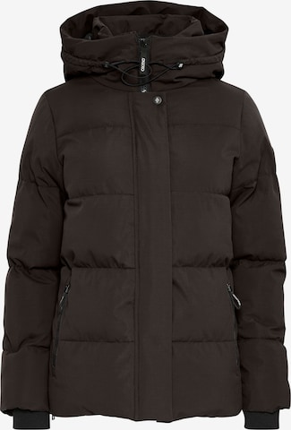 Oxmo Winterjas in Zwart: voorkant