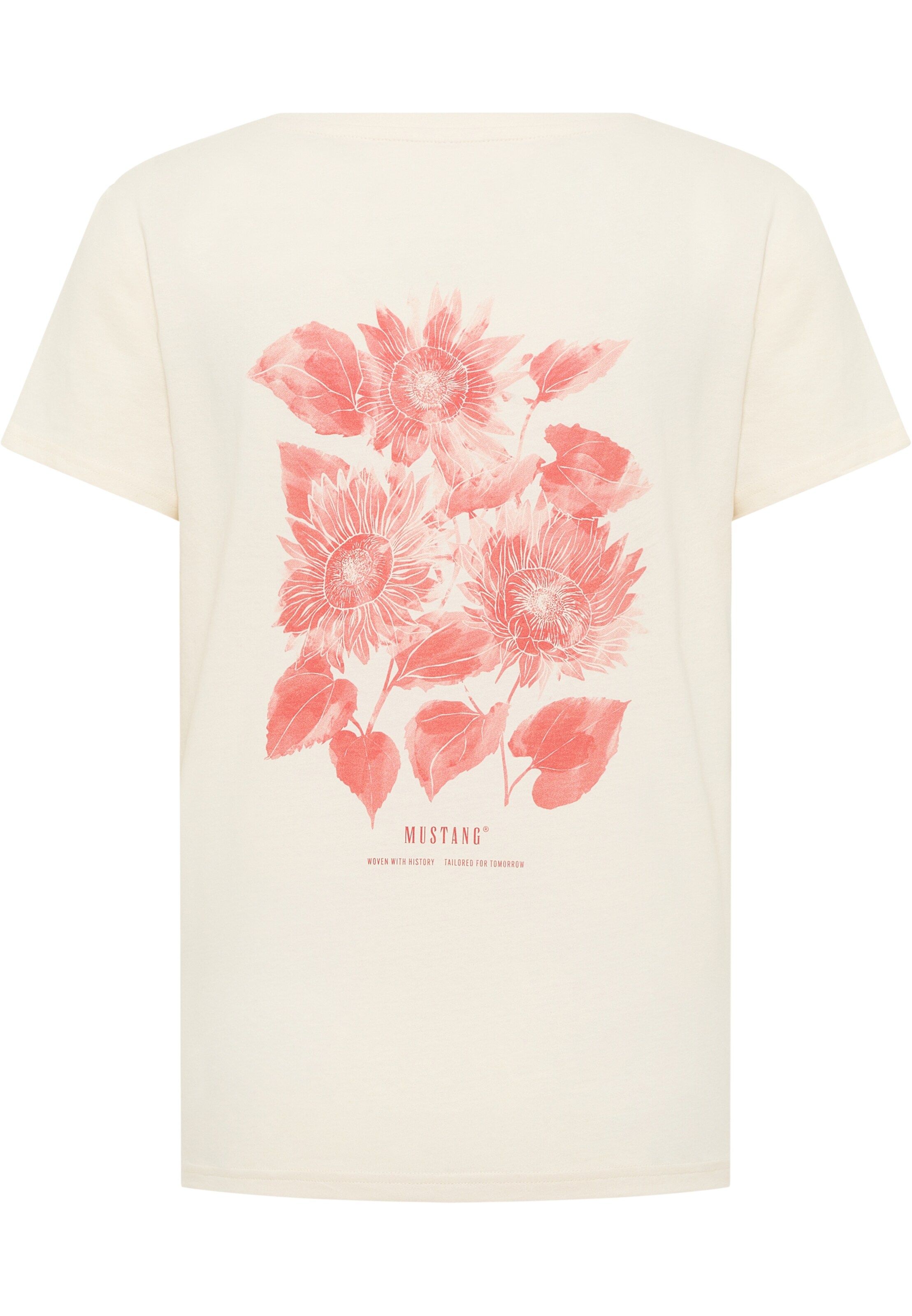 MUSTANG T-Shirt 'Alma' in Weiß
