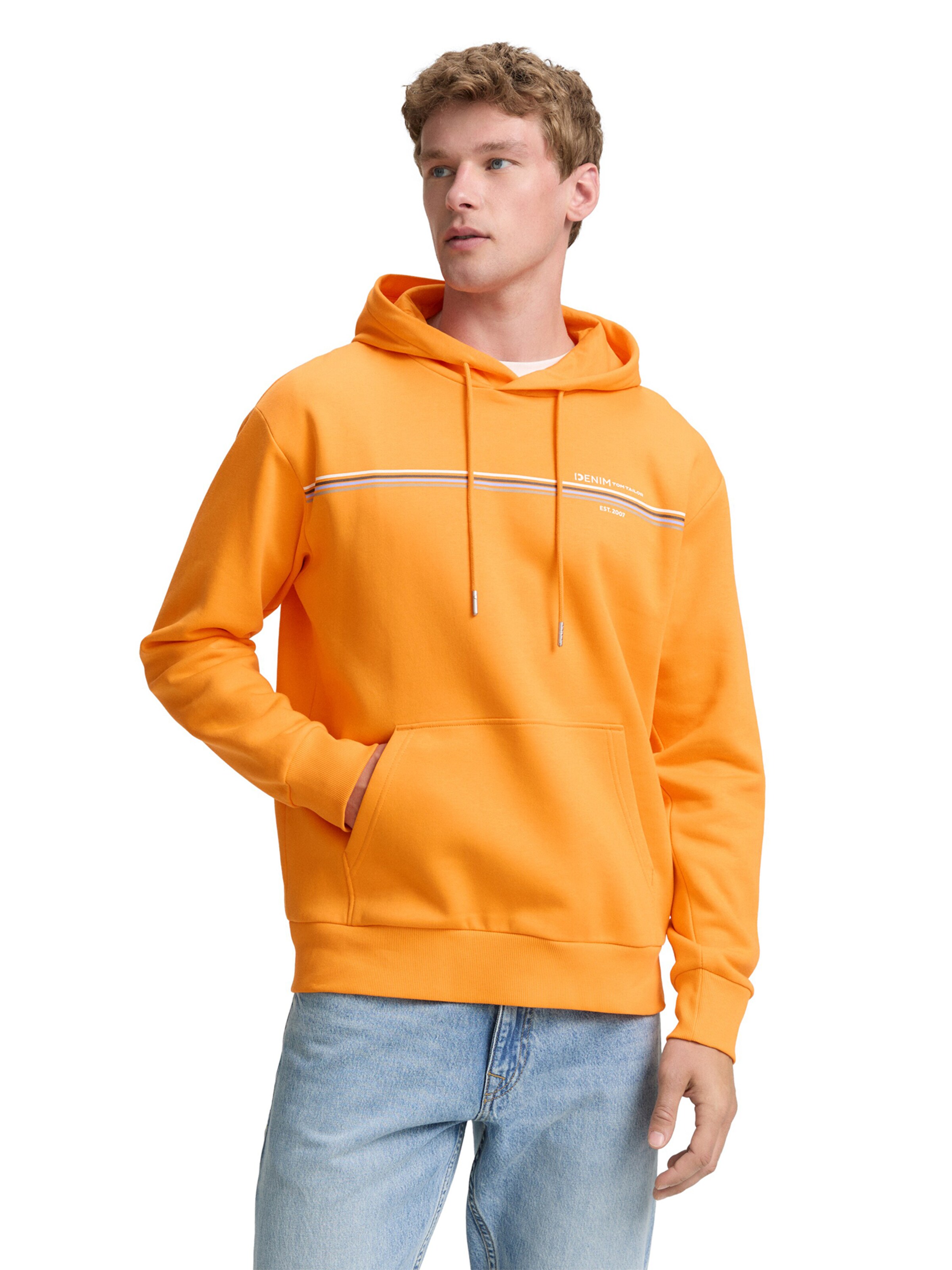 TOM TAILOR DENIM Sweatshirt i orange: forside