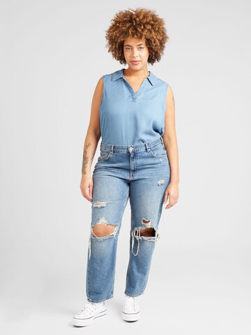 Chemisier 'CHARPER' Vero Moda Curve en bleu