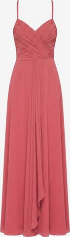 Robe de soirée Ombre en orange : devant