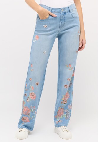 Angels Regular Jeans 'Liz Flower' in Blau: Vorderseite
