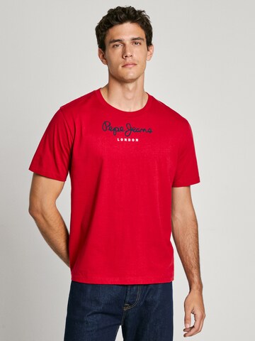 Maglietta 'Eggo' di Pepe Jeans in rosso: frontale