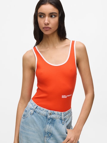 KARL LAGERFELD JEANS Body in Rot