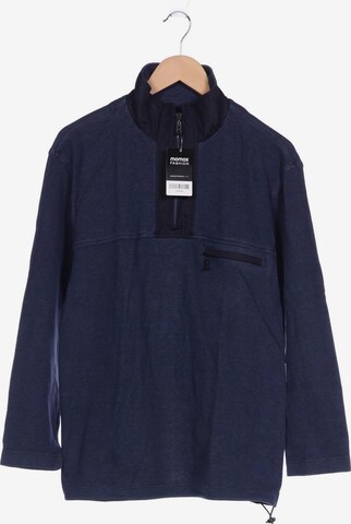 BOGNER Sweatshirt & Zip-Up Hoodie in L in Blue: front