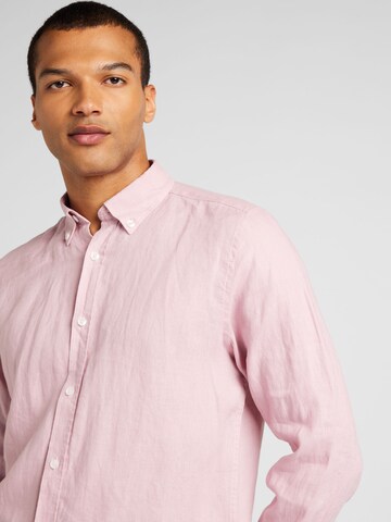 s.Oliver Regular fit Button Up Shirt in Pink