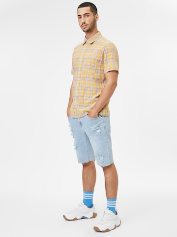 AÉROPOSTALE Slimfit Shorts in Blau