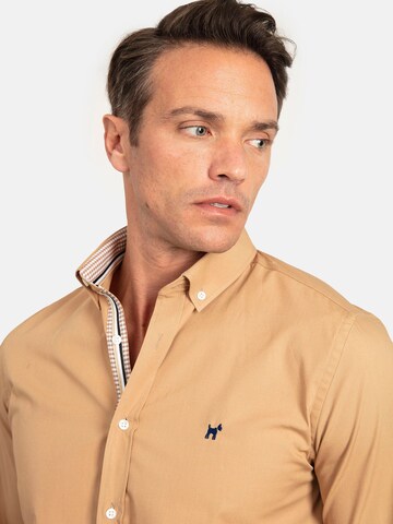 Williot Regular fit Button Up Shirt in Beige