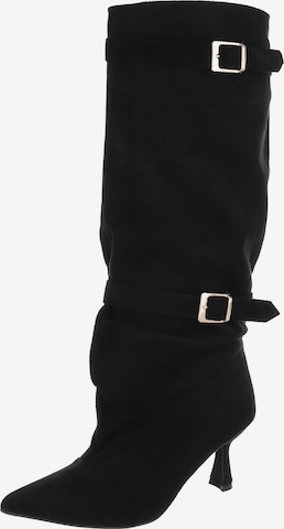 Ital-Design Boots in Black: front