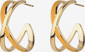 Cala Rose Ohrringe 'LEILA' in Orange: Vorderseite