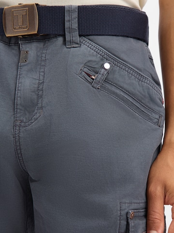TIMEZONE Regular Cargo Pants 'Ryker' in Grey