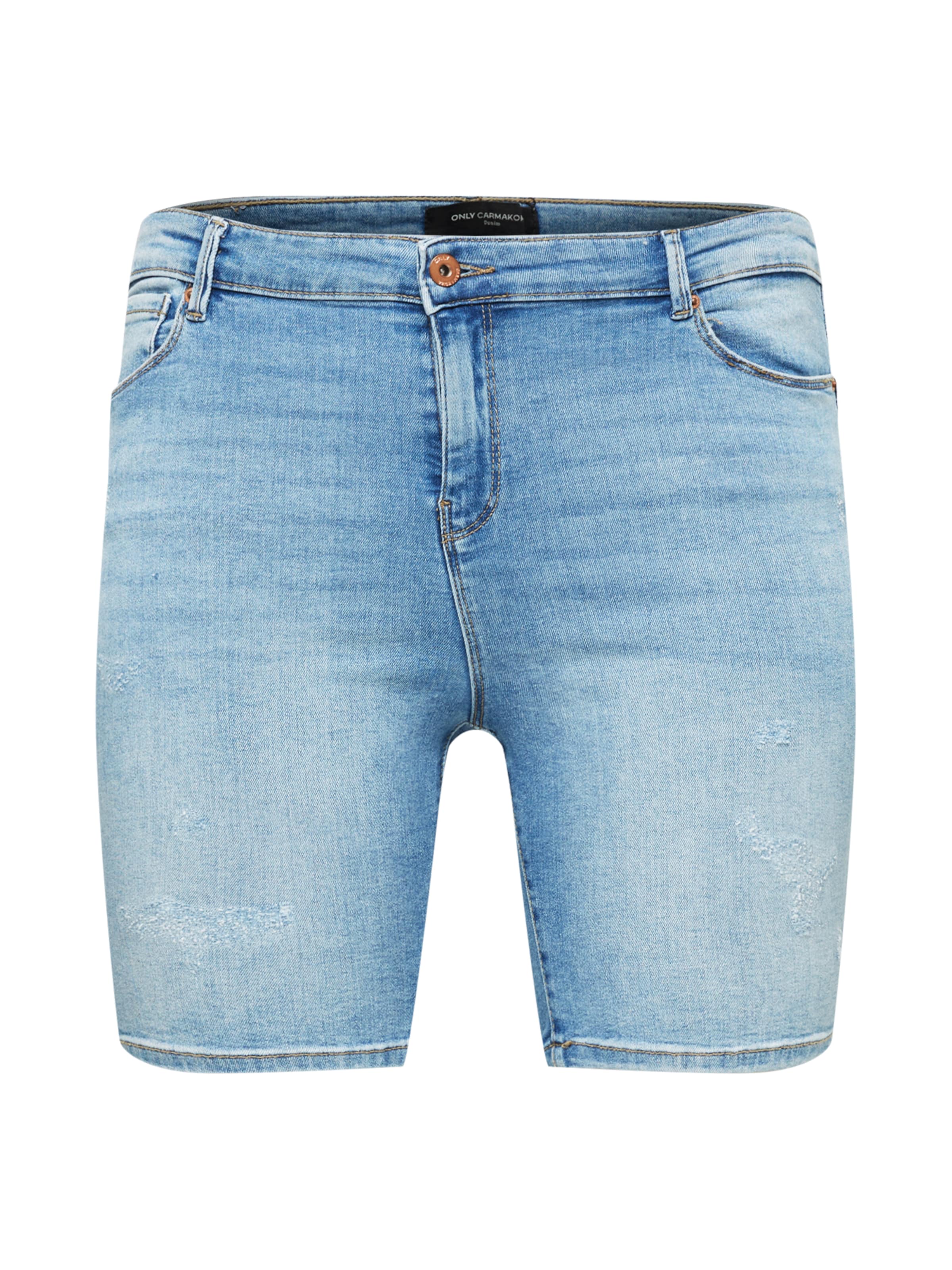 ONLY Carmakoma Slimfit Džíny 'Laola' – modrá: přední strana