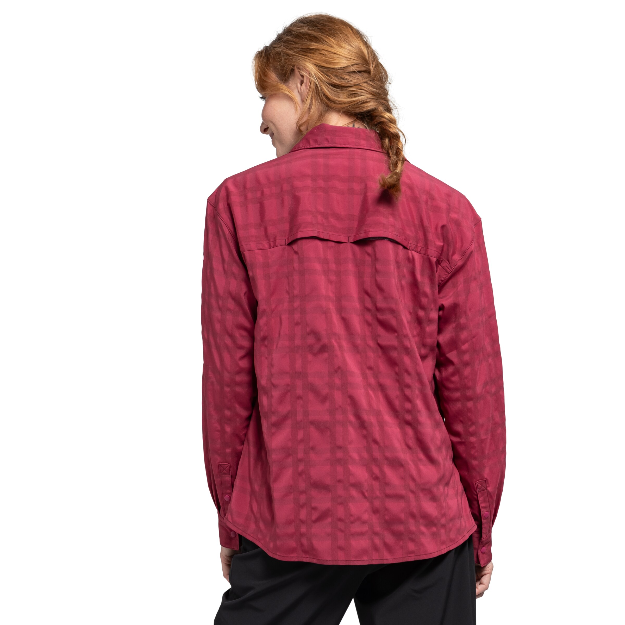 Schöffel Athletic Button Up Shirt in Red