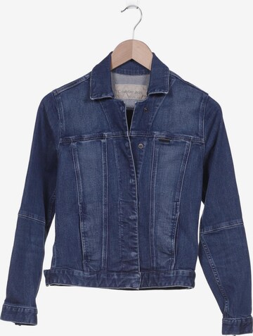 Calvin Klein Jeans Jacke XS in Blau: predná strana