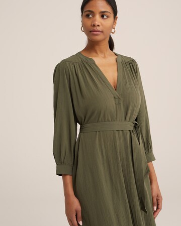 Robe-chemise WE Fashion en vert