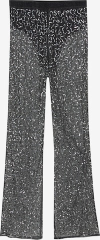 Pull&Bear Regular Панталон в сиво: отпред