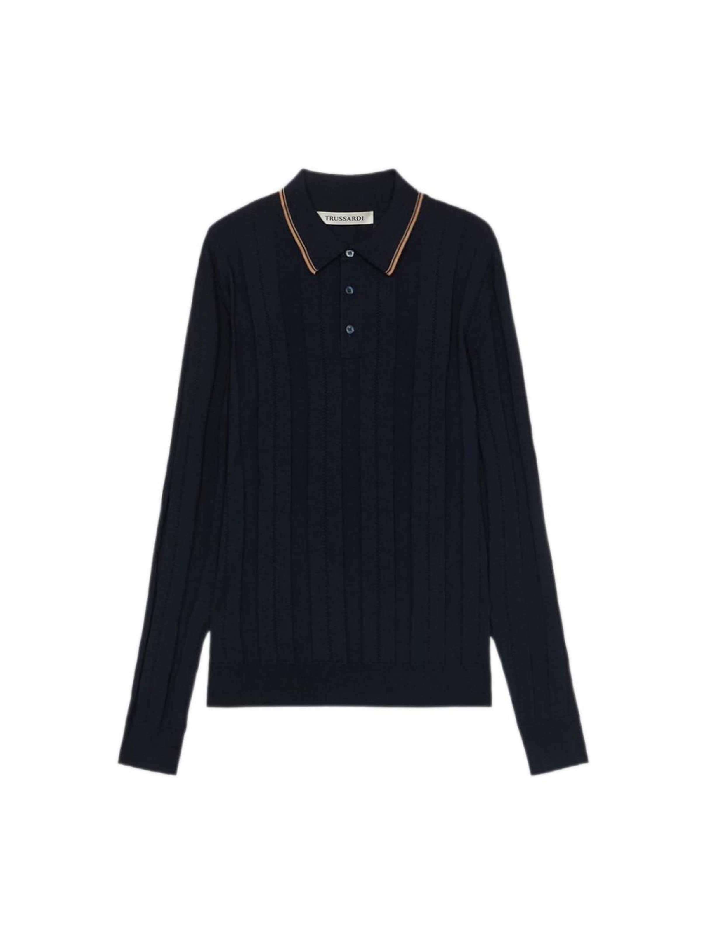 T-shirt Trussardi en bleu : devant