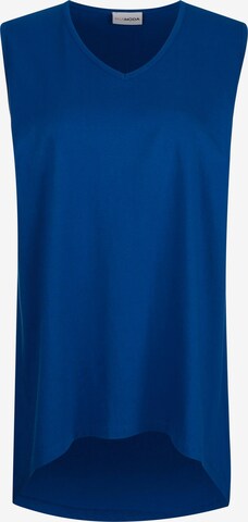 MIAMODA Top in Blue: front