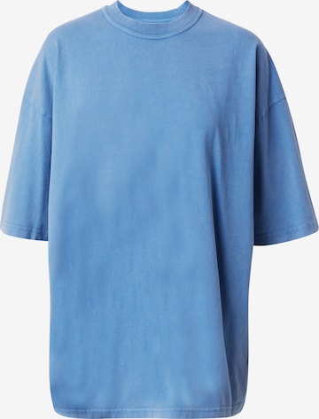 Warehouse Oversize t-shirt i blå: framsida