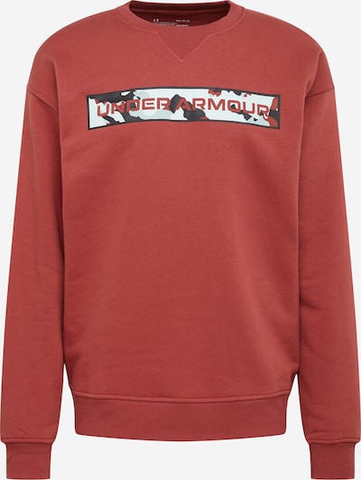UNDER ARMOUR Sportsweatshirt 'Rival' in de kleur Lichtgrijs / Pastelrood / Zwart / Wit, Productweergave