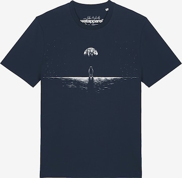 Watapparel T-Shirt Lost In Space' in Blau: Vorderseite