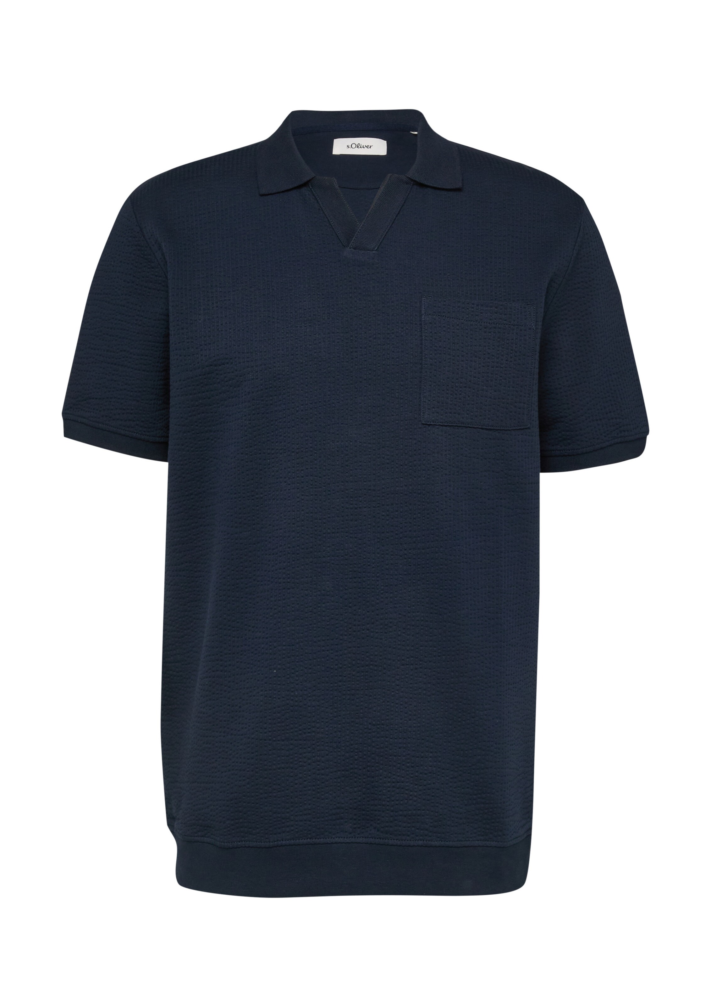 s.Oliver Shirt in Blauw: voorkant