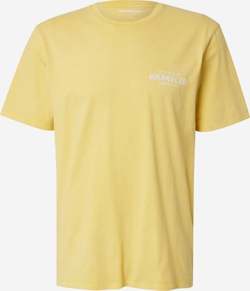 geltona WRANGLER Marškinėliai: priekis