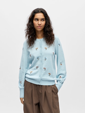 OBJECT Knit cardigan 'OBJEBBA' in Blue: front