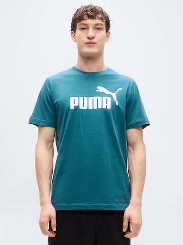 PUMA Funkčné tričko 'Ess No. 1' - Zelená: predná strana