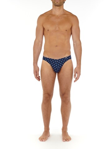 HOM Comfort Micro Briefs ' Frioul ' in Blau: front