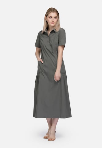 HELMIDGE Summer Dress in Green: front