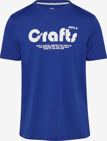 T-Shirt s.Oliver en bleu : devant