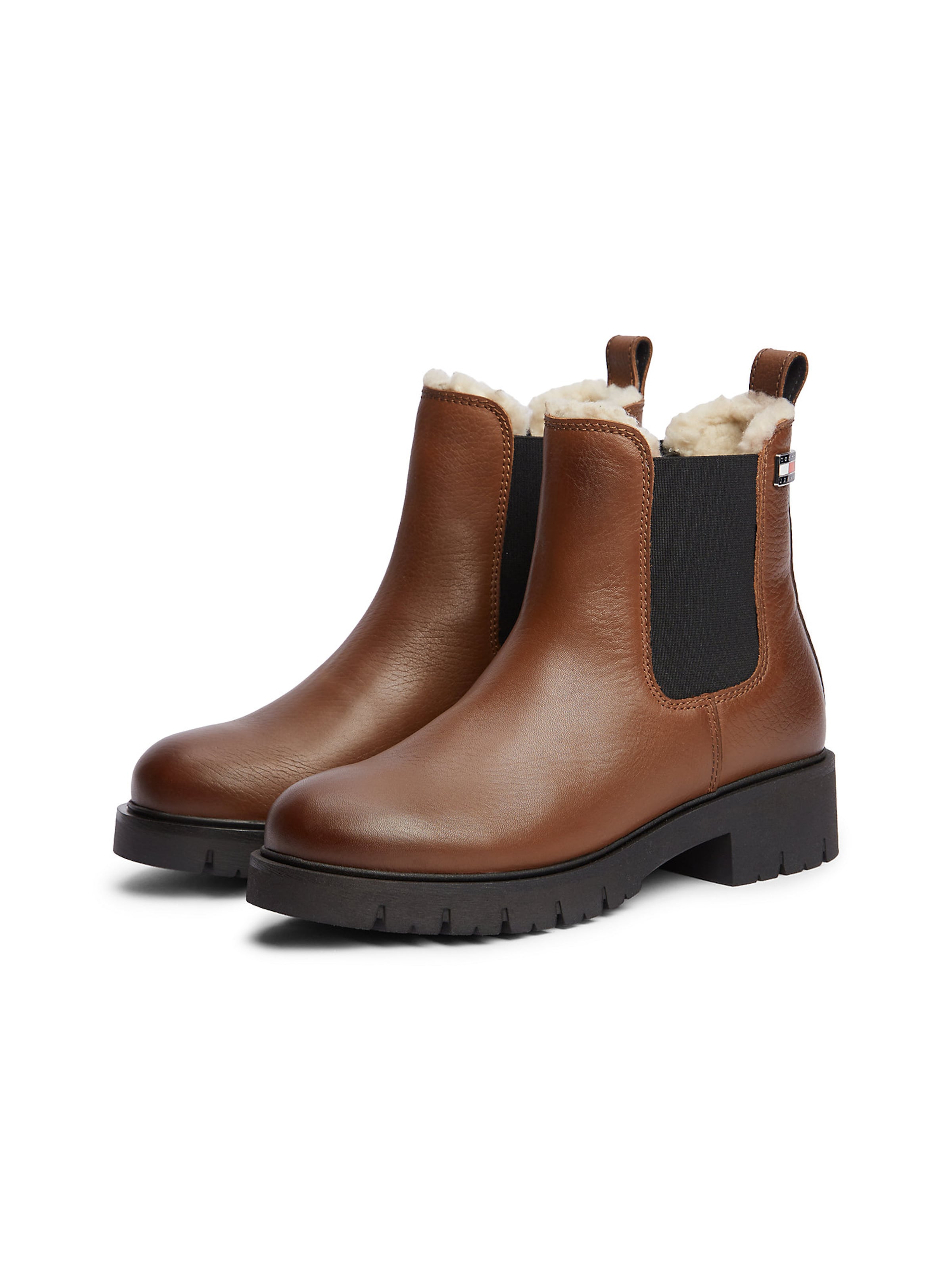 Tommy Jeans Chelsea Boots in Braun