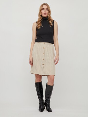 VILA Skirt 'Lock' in Beige