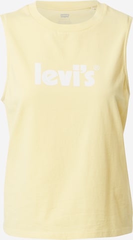 LEVI'S ® Top 'Graphic Band Tank' - sárga: elől