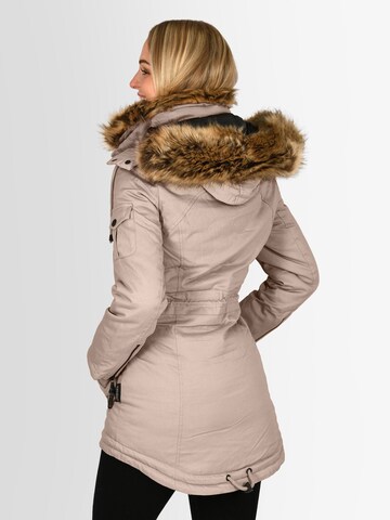 NAVAHOO Winterparka 'Daria' in Beige