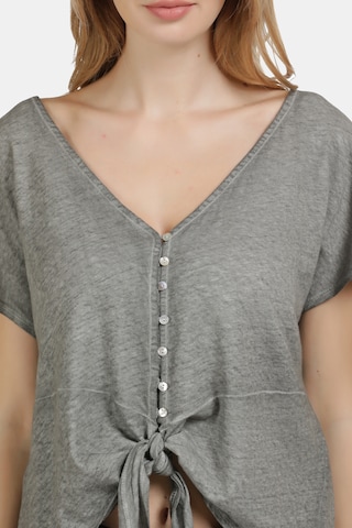 Camicia da donna di DreiMaster Vintage in grigio