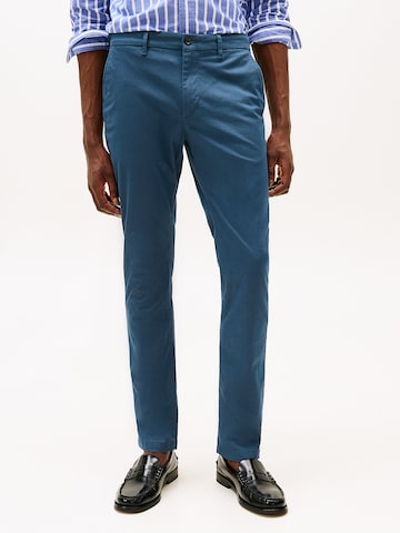 TOMMY HILFIGER Slim fit Chino trousers in Blue: front