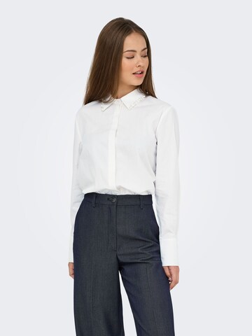 JDY Bluse 'JDYLULA' in Weiß: Vorderseite