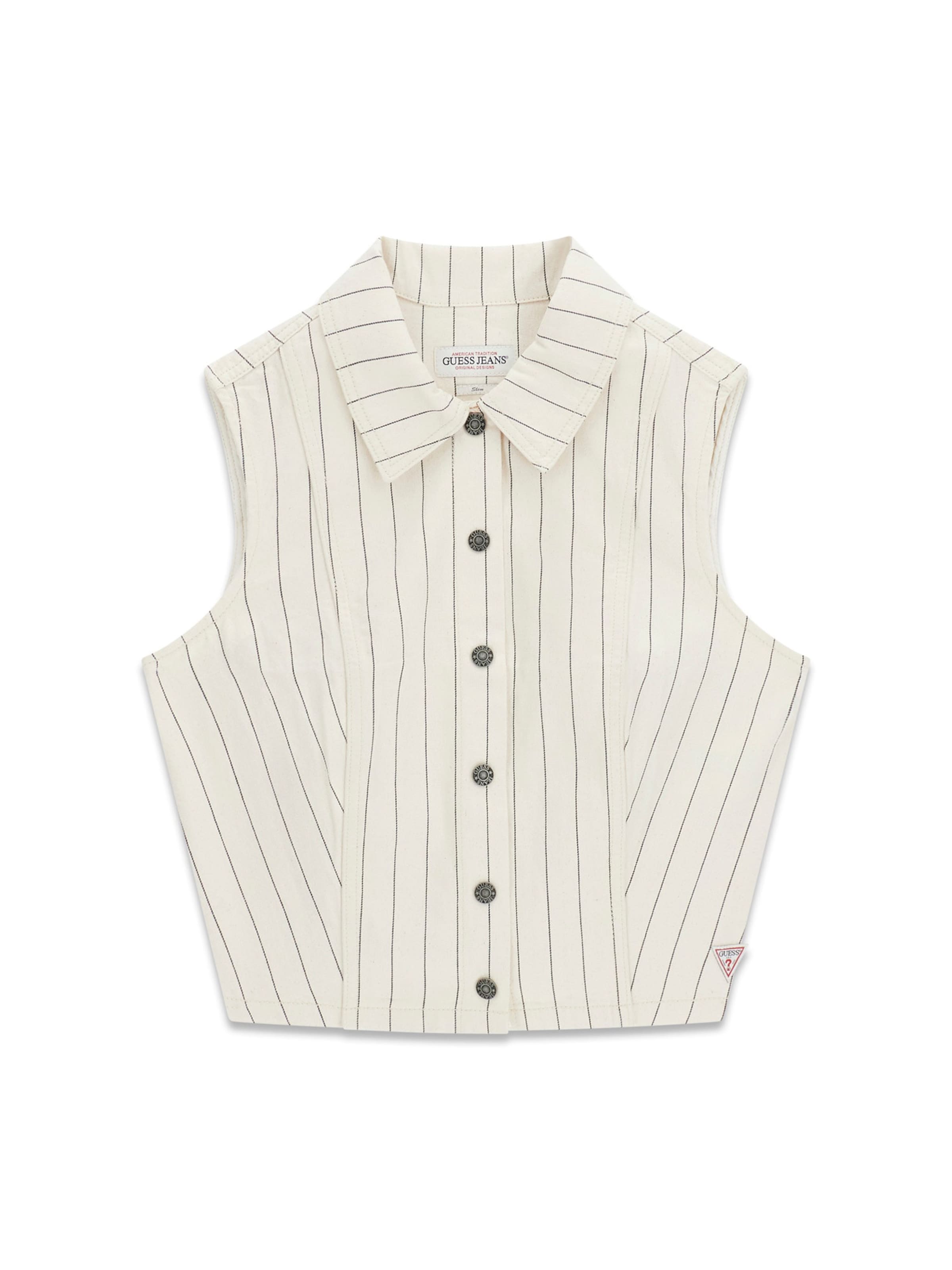 GUESS JEANS Блузка в Бежевый / Черный, Обзор товара