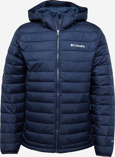 Laisvalaikio striukė 'Powder Lite II' iš COLUMBIA, spalva – tamsiai mėlyna / balta, Prekių apžvalga