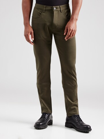 BLEND Slimfit Broek 'MORGAN' in Groen: voorkant