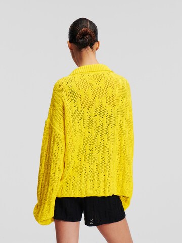 Pullover di Karl Lagerfeld in giallo