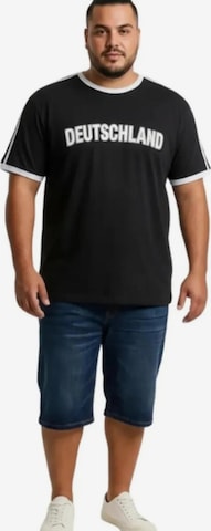 Lavecchia T-shirt 'LV-120 Übergrößen' i svart: framsida