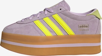Baskets basses 'Gazelle Stack' ADIDAS ORIGINALS en violet : devant