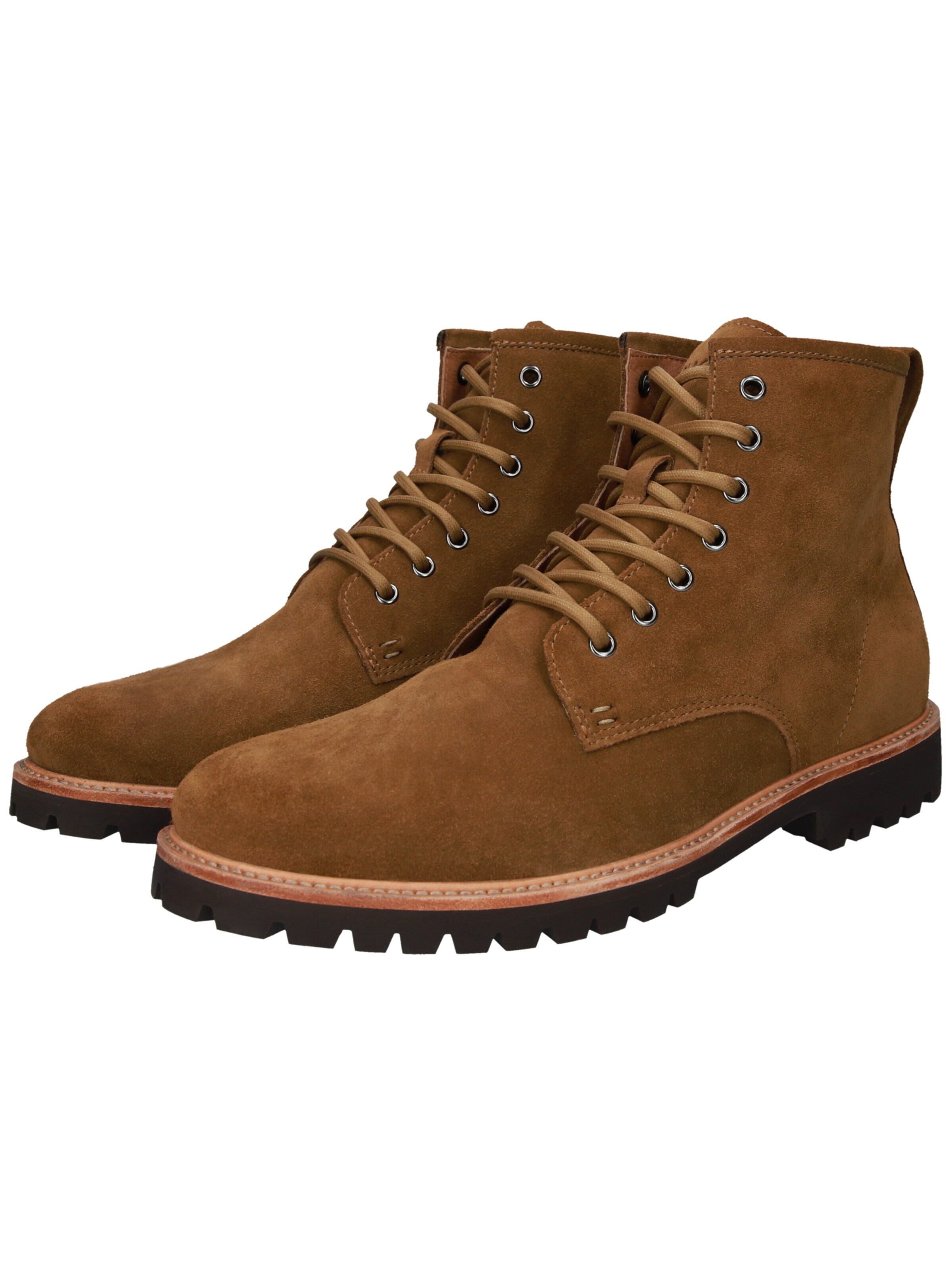 BLACKSTONE - Botas com atacadores 'LOGAN' em castanho