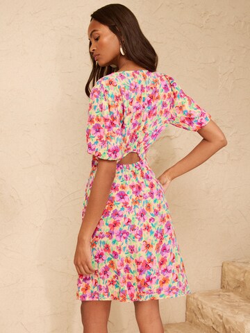 Abito di love & roses in giallo