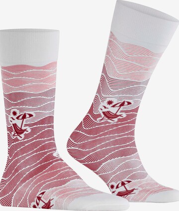 FALKE Socks 'Plage' in Red: front